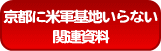 京都に米軍基地いらない　関連資料